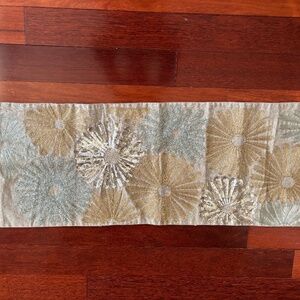 Pier 1 Imports Table Runner  Gold and Silver Metallic